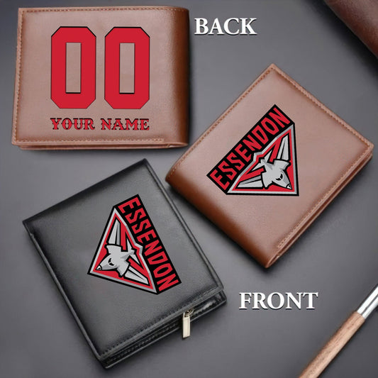 Limited Edition - New Customized Black & Brown Men Leather Wallet