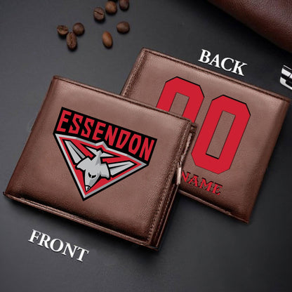 Limited Edition - New Customized Black & Brown Men Leather Wallet