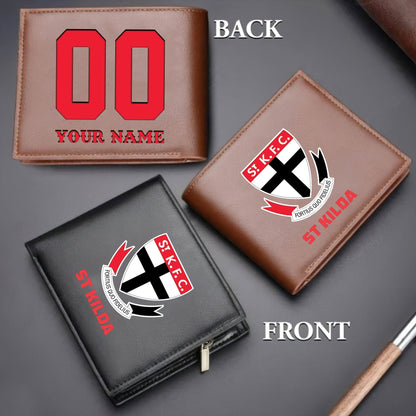 Limited Edition - New Customized Black & Brown Men Leather Wallet