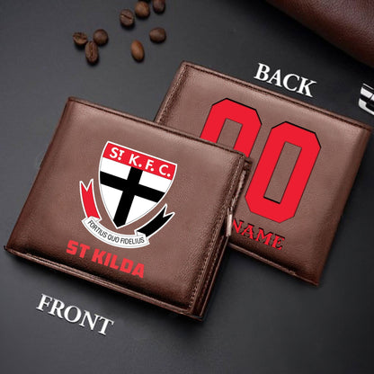 Limited Edition - New Customized Black & Brown Men Leather Wallet