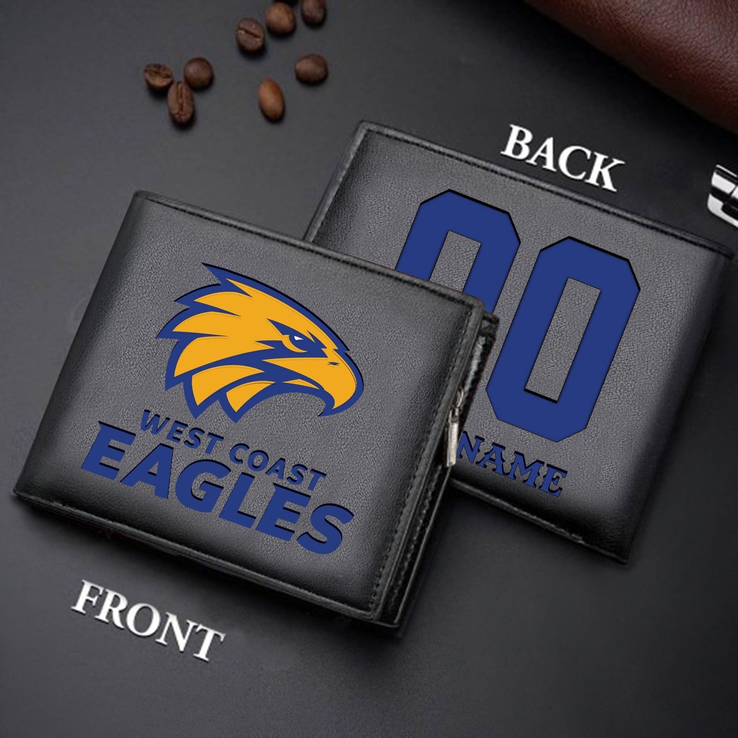 Limited Edition - New Customized Black & Brown Men Leather Wallet