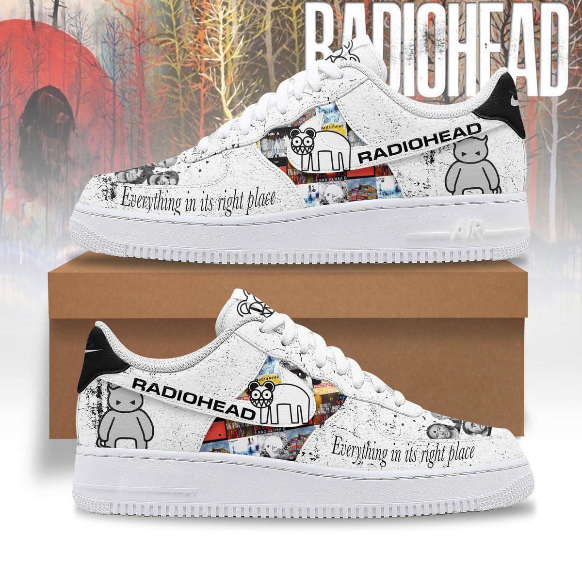 NEW PREMIUM RADIOHEAD SNEAKERS