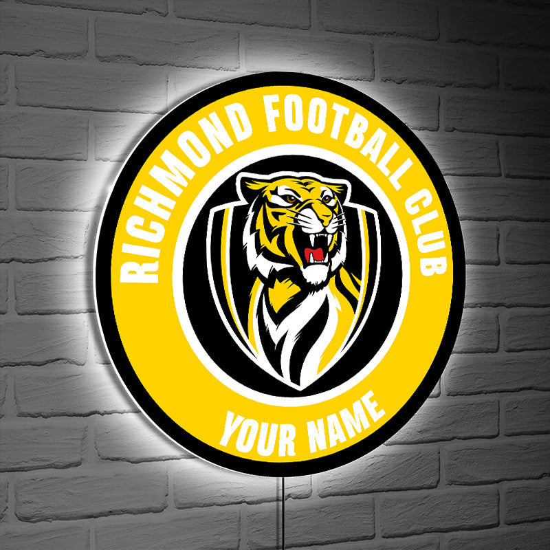 NEW 06 RTG PREMIUM ACRYLIC WALL LED SIGN - PERSONALIZED & UNISEX, PERFECT GIFT FOR FANS