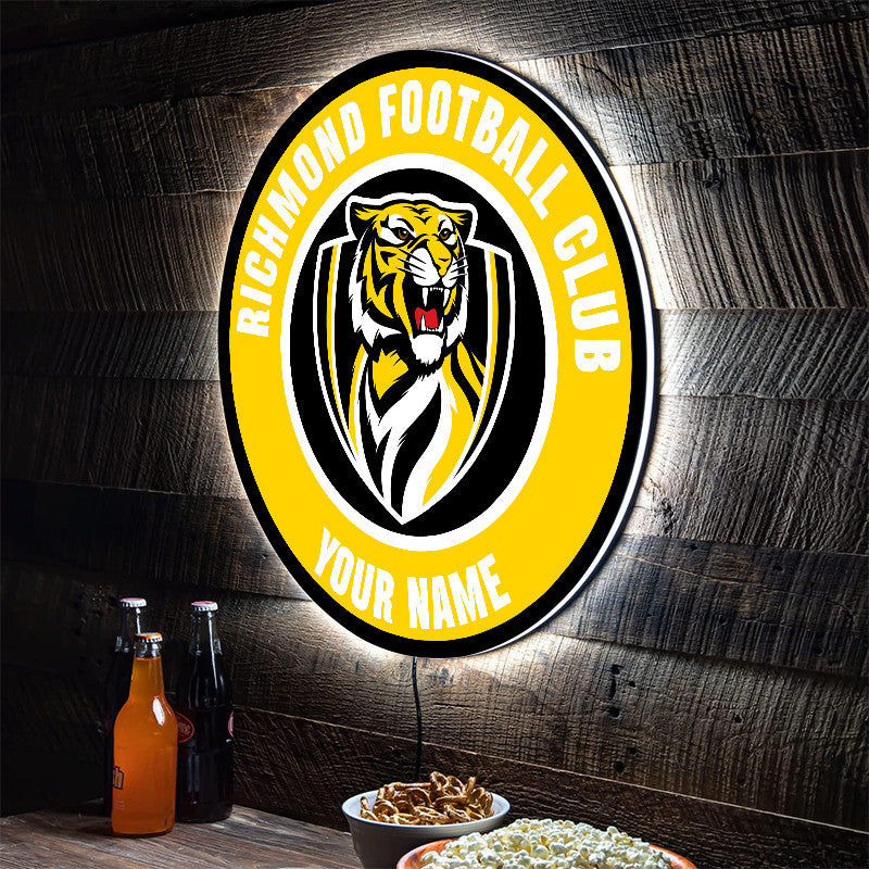 NEW 06 RTG PREMIUM ACRYLIC WALL LED SIGN - PERSONALIZED & UNISEX, PERFECT GIFT FOR FANS