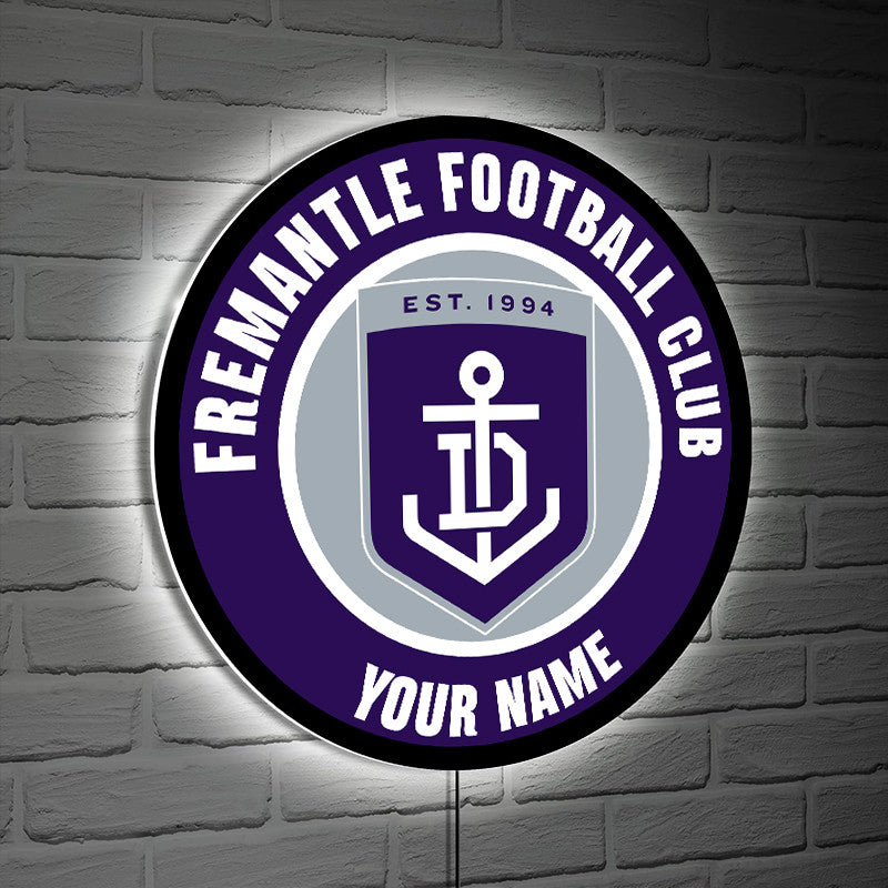 NEW 09 FMDK PREMIUM ACRYLIC WALL LED SIGN - PERSONALIZED & UNISEX, PERFECT GIFT FOR FANS