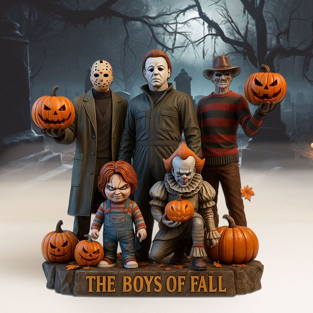 NEW PREMIUM HORROR CHARACTERS THE BOYS OF FALL ACRYLIC BLOCK PLAQUE GIFT
