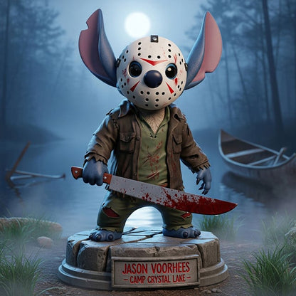 NEW PREMIUM STITCH JASON VOORHEES ACRYLIC BLOCK PLAQUE GIFT