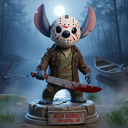 NEW PREMIUM STITCH JASON VOORHEES ACRYLIC BLOCK PLAQUE GIFT