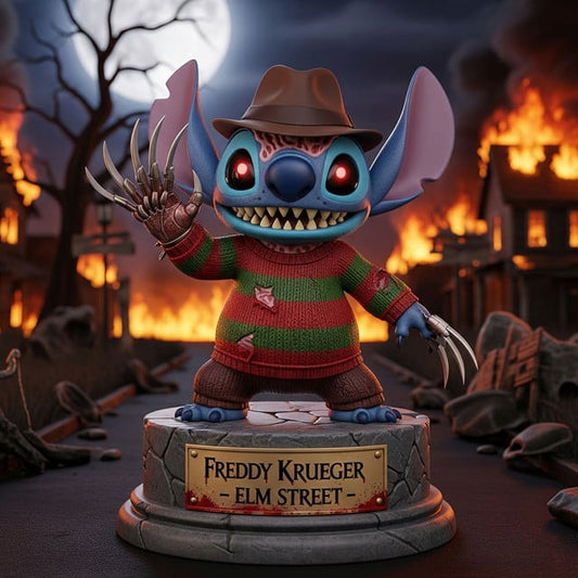 NEW PREMIUM STITCH FREDDY KRUEGER ACRYLIC BLOCK PLAQUE GIFT