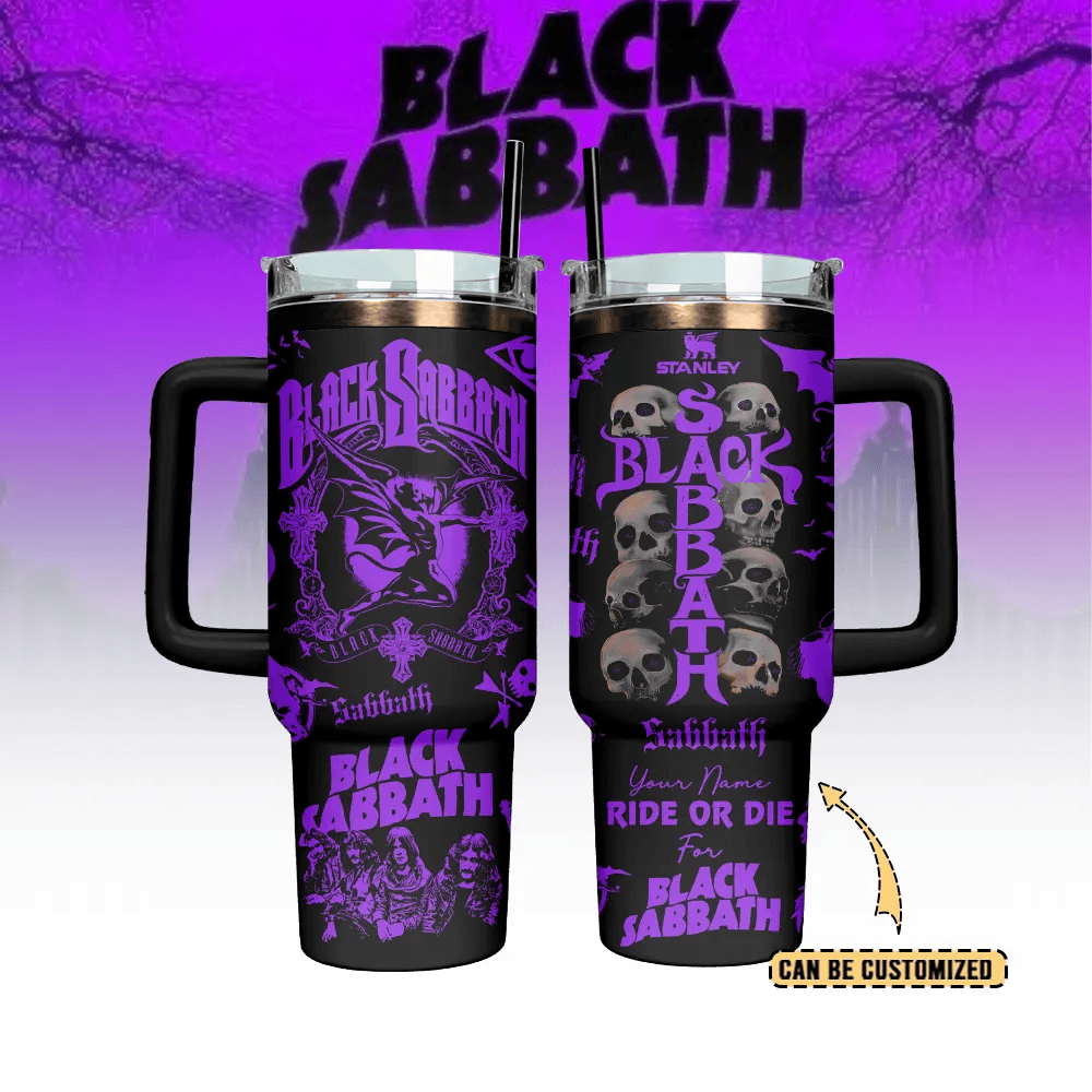 NEW PREMIUM BLACK SABBATH 40 OZ TUMBLER PERFECT GIFT FOR FAN