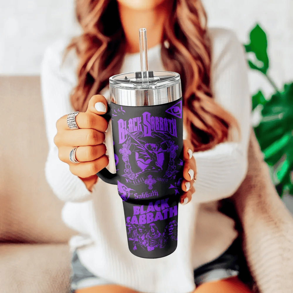 NEW PREMIUM BLACK SABBATH 40 OZ TUMBLER PERFECT GIFT FOR FAN