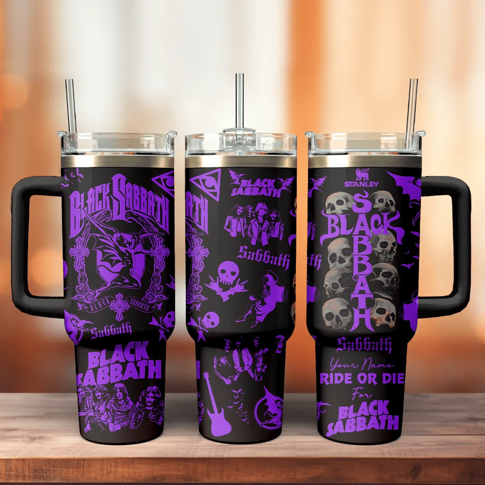NEW PREMIUM BLACK SABBATH 40 OZ TUMBLER PERFECT GIFT FOR FAN