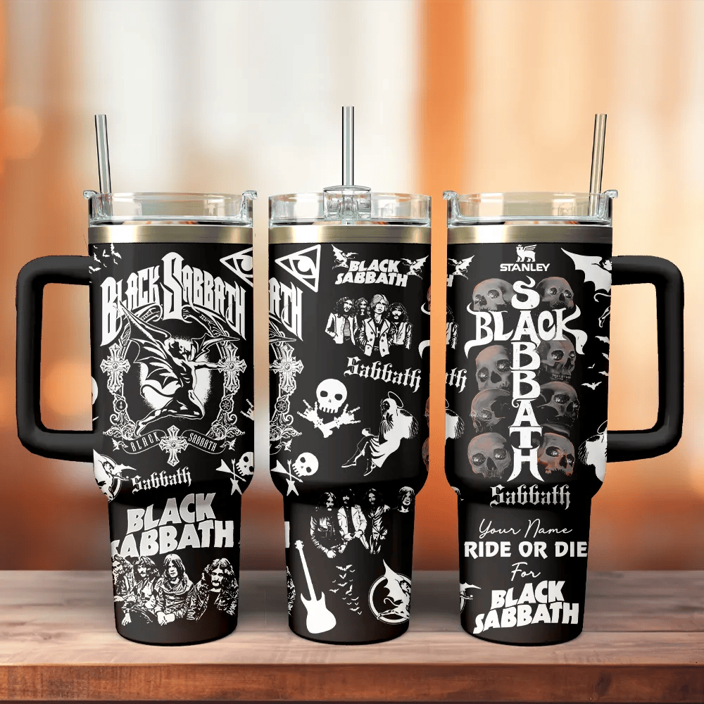 NEW PREMIUM BLACK SABBATH 40 OZ TUMBLER PERFECT GIFT FOR FAN