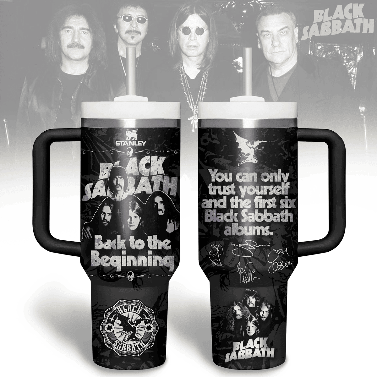 NEW PREMIUM BLACK SABBATH 40 OZ TUMBLER PERFECT GIFT FOR FAN