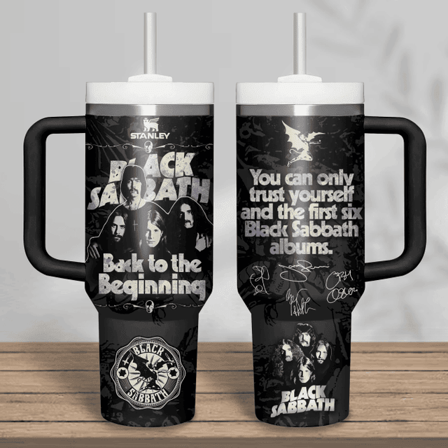 NEW PREMIUM BLACK SABBATH 40 OZ TUMBLER PERFECT GIFT FOR FAN