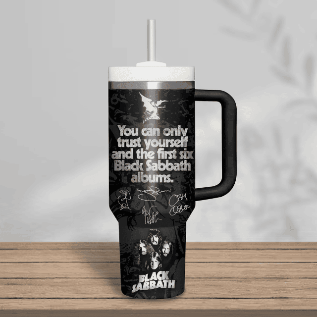 NEW PREMIUM BLACK SABBATH 40 OZ TUMBLER PERFECT GIFT FOR FAN