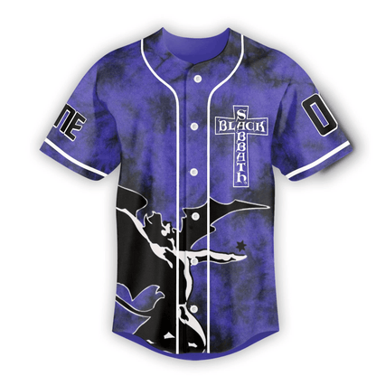 NEW PREMIUM BLACK SABBATH BASEBALL JERSEY