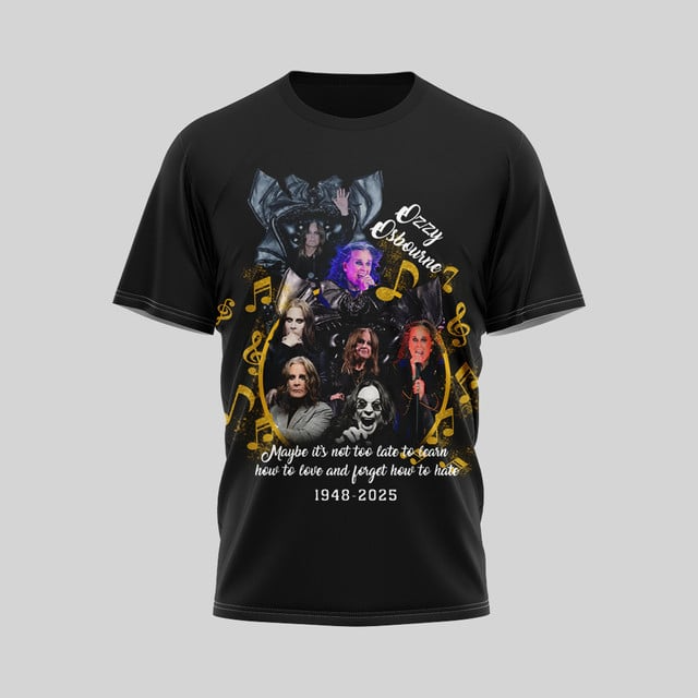NEW PREMIUM BLACK SABBATH x OZZY OSBOURNE UNISEX SHIRT