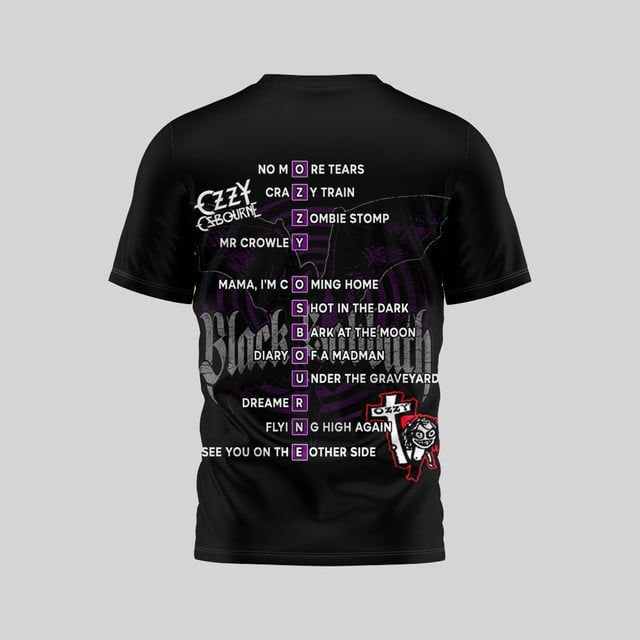 NEW PREMIUM BLACK SABBATH x OZZY OSBOURNE UNISEX SHIRT