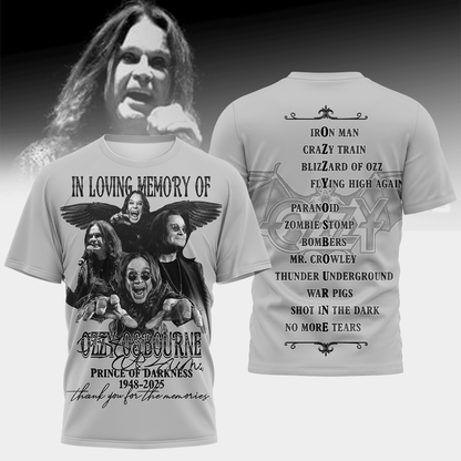 NEW PREMIUM BLACK SABBATH x OZZY OSBOURN UNISEX T-SHIRT