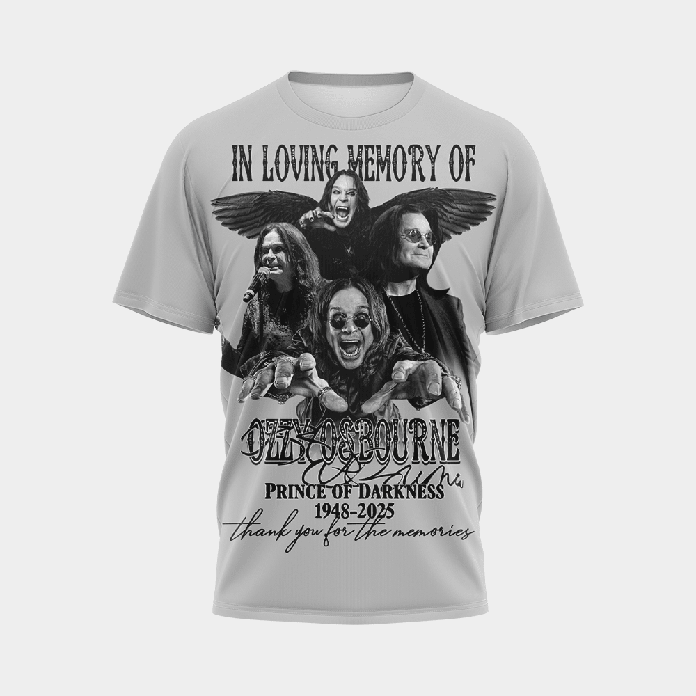 NEW PREMIUM BLACK SABBATH x OZZY OSBOURNE UNISEX SHIRT