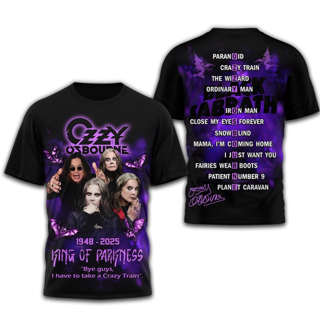 NEW PREMIUM BLACK SABBATH x OZZY OSBOURNE UNISEX T-SHIRT, JACKETS, HOODIE, ...vv..GIFTS FOR FAN