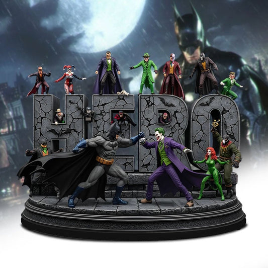 NEW PREMIUM BATMAN & JOKER ACRYLIC BLOCK PLAQUE GIFT