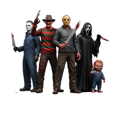 NEW PREMIUM HORROR LEGENDS ACRYLIC BLOCK PLAQUE GIFT