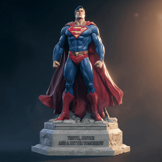 NEW PREMIUM SUPERMAN ACRYLIC BLOCK PLAQUE GIFT