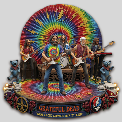 LIMITED EDITION - GRATEFUL DEAD ACRYLIC BLOCK DISPLAY FOR TRUE FANS