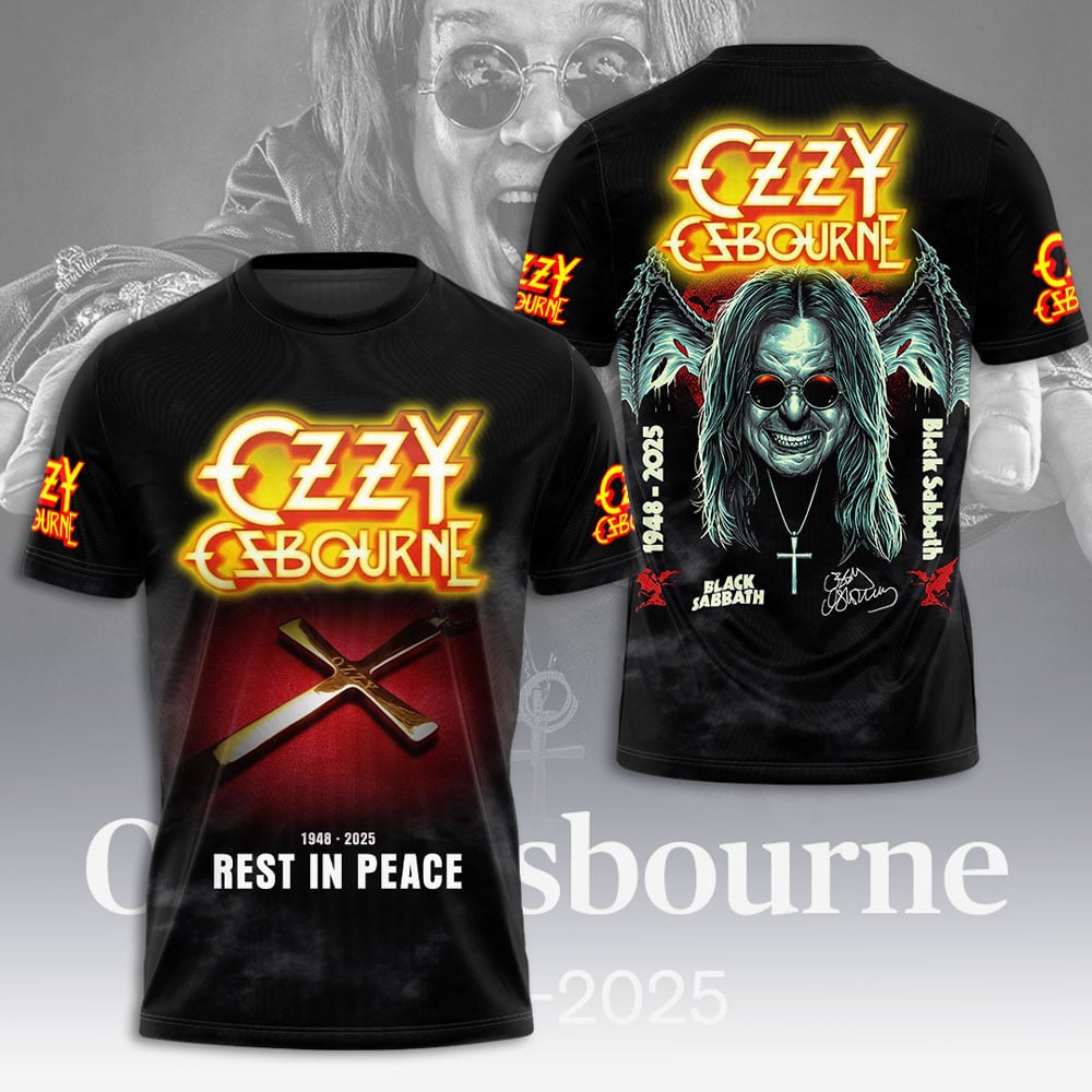 NEW PREMIUM BLACK SABBATH x OZZY OSBOURNE UNISEX T-SHIRT, JACKETS, HOODIE, ...vv..GIFTS FOR FAN