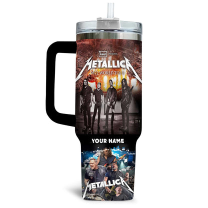 NEW PREMIUM METALLICA 40 OZ TUMBLER 01