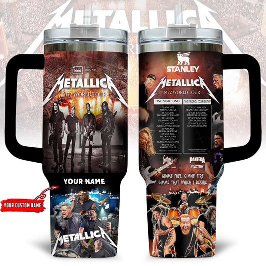 NEW PREMIUM METALLICA 40 OZ TUMBLER 01