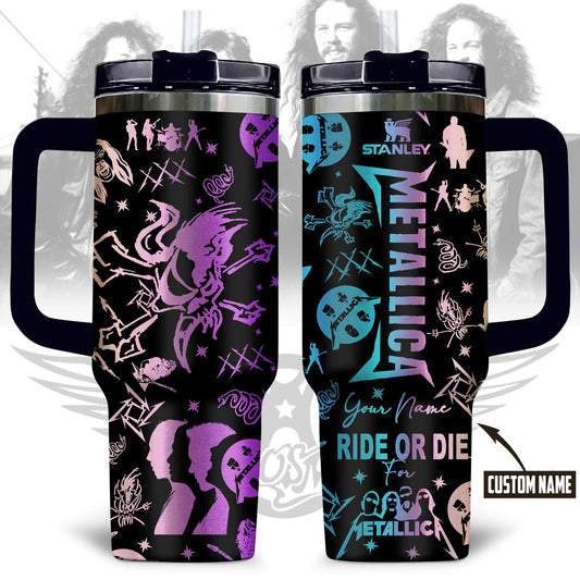 NEW PREMIUM METALLICA 40 OZ TUMBLER 02