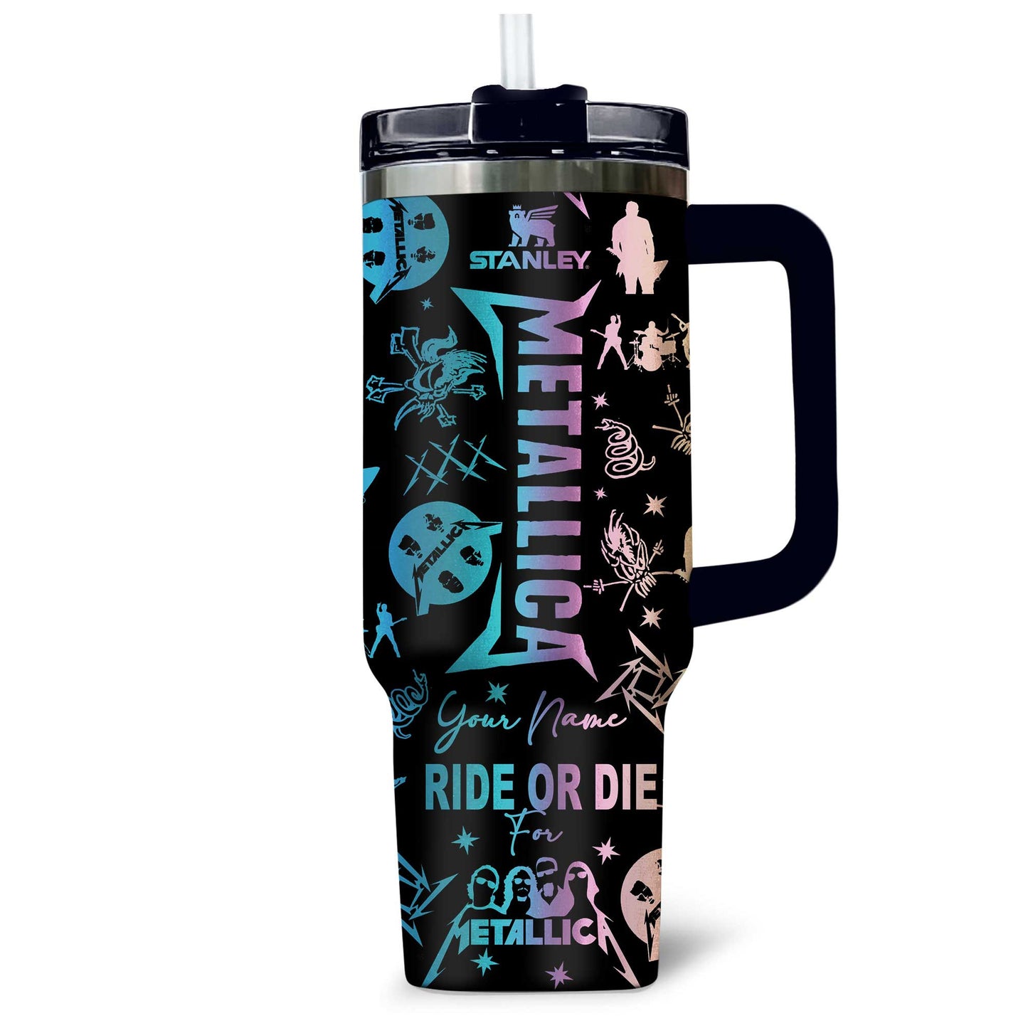 NEW PREMIUM METALLICA 40 OZ TUMBLER 02