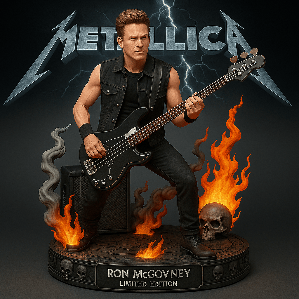 Metallica Acrylic Block Display 🖤Limited Edition Collectible for True Fans 007
