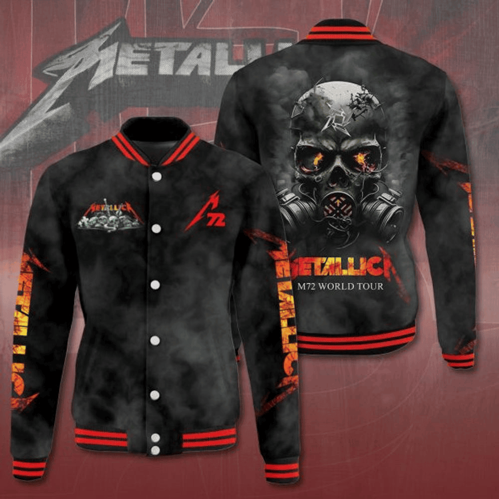 NEW PREMIUM METALLICA BASEBALL JACKET