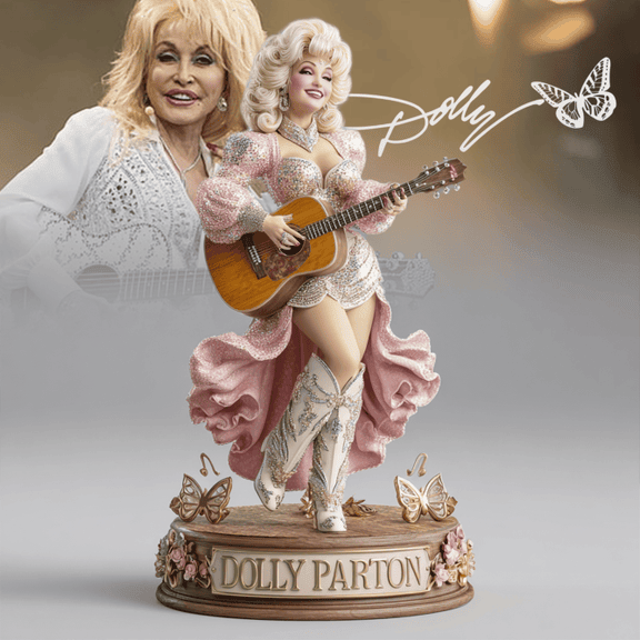 Dolly Parton Acrylic Block Display 🖤 Limited Edition Collectible for True Fans 001