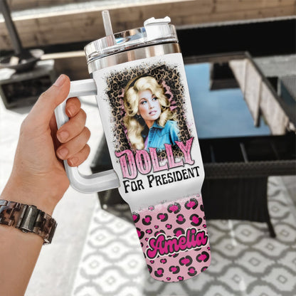 NEW PREMIUM DOLLY PARTON 40 OZ TUMBLER 01