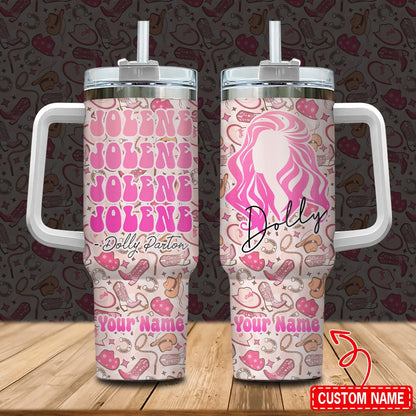 NEW PREMIUM DOLLY PARTON 40 OZ TUMBLER 03