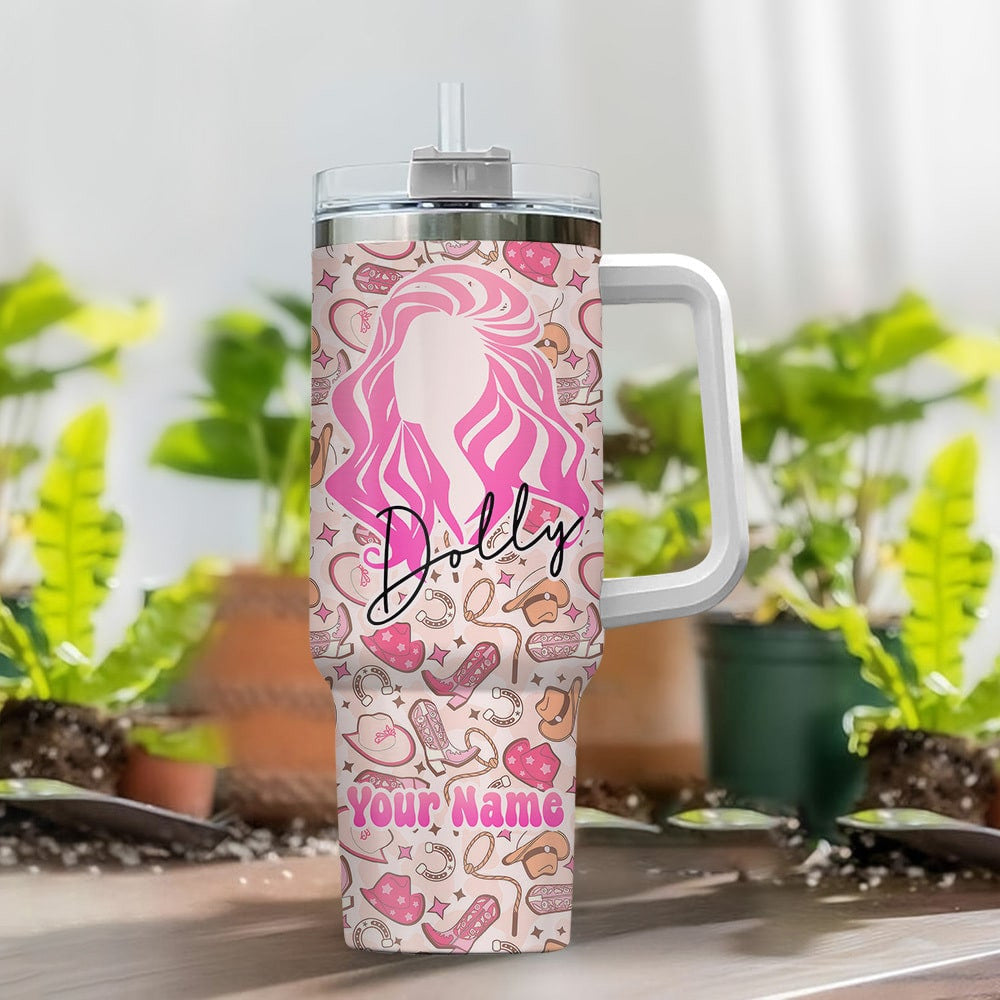 NEW PREMIUM DOLLY PARTON 40 OZ TUMBLER 03