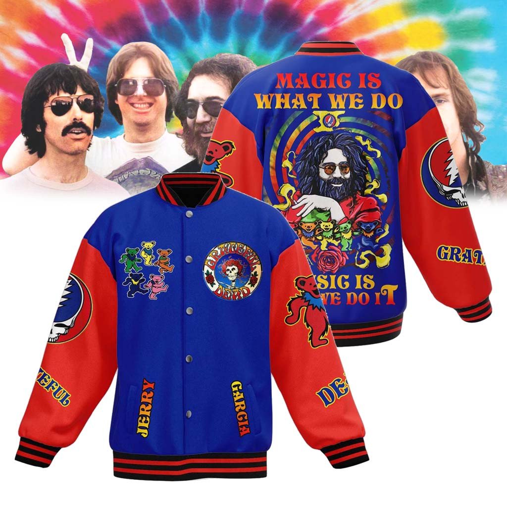 NEW PREMIUM GRATEFUL DEAD BASEBALL JACKET