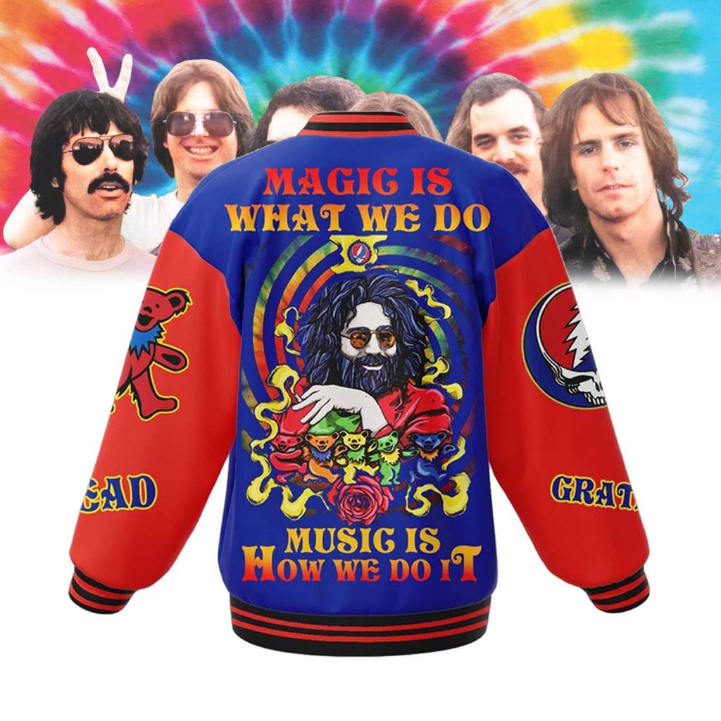 NEW PREMIUM GRATEFUL DEAD BASEBALL JACKET