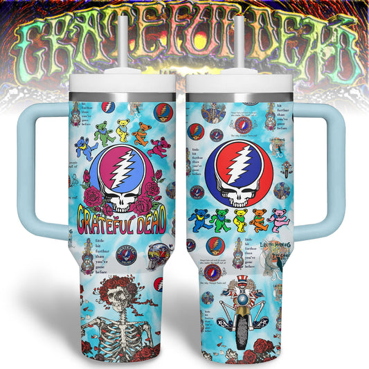 NEW PREMIUM GRATEFUL DEAD 40 OZ TUMBLER 05
