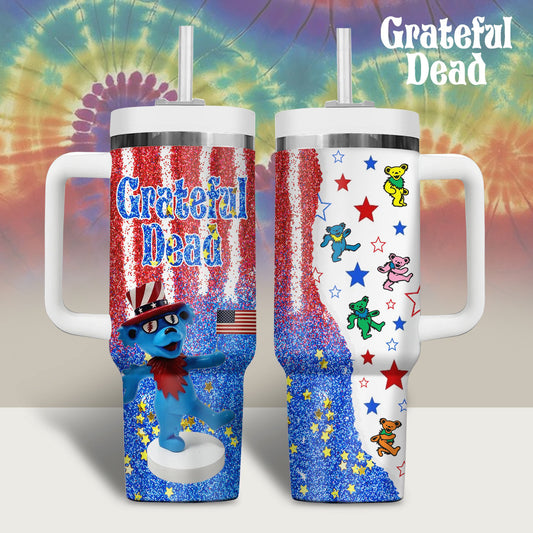 NEW PREMIUM GRATEFUL DEAD 40 OZ TUMBLER 03