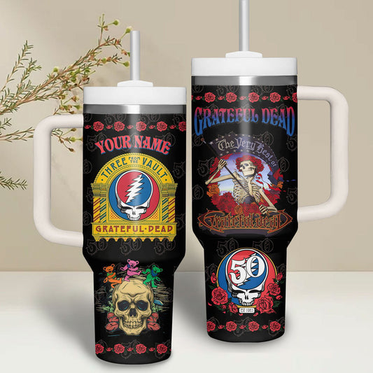 NEW PREMIUM GRATEFUL DEAD 40 OZ TUMBLER 04