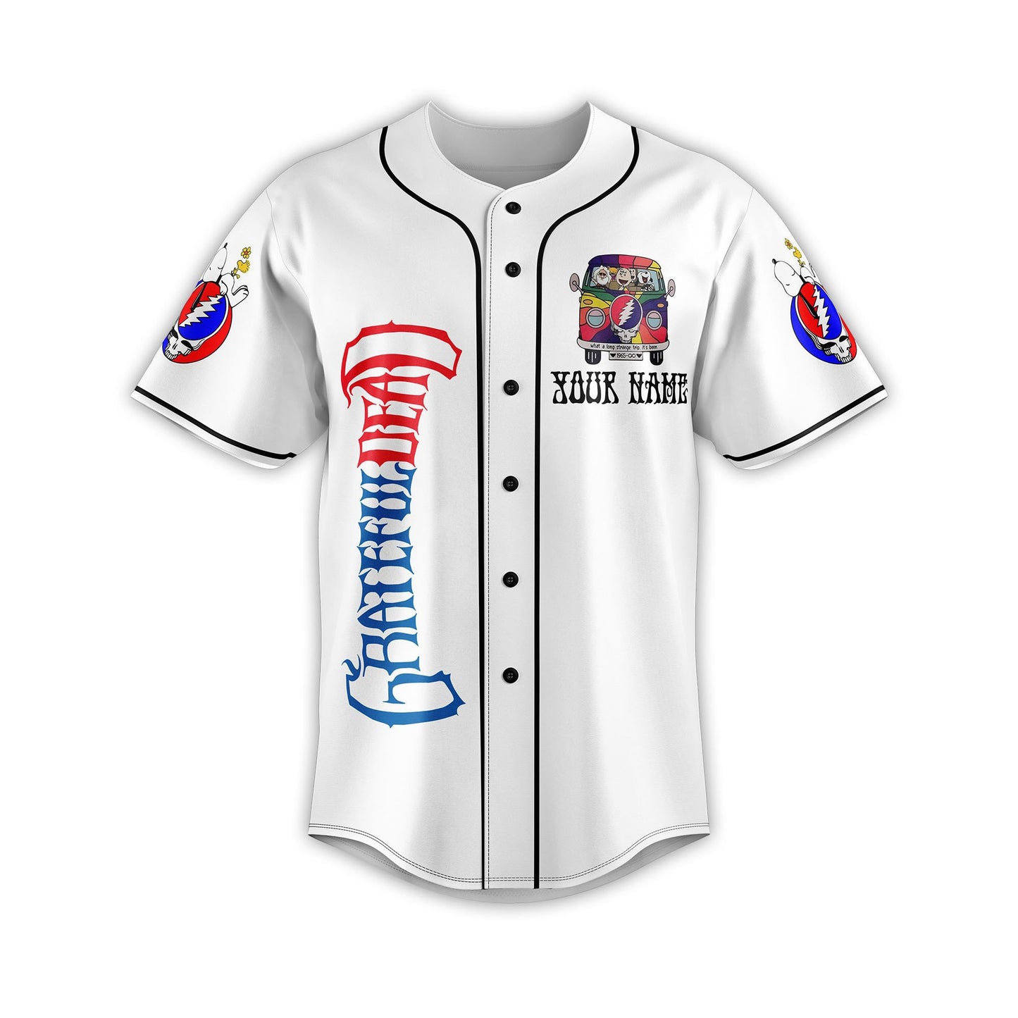 NEW PREMIUM GRATEFUL DEAD UNISEX BASEBALL JERSEY