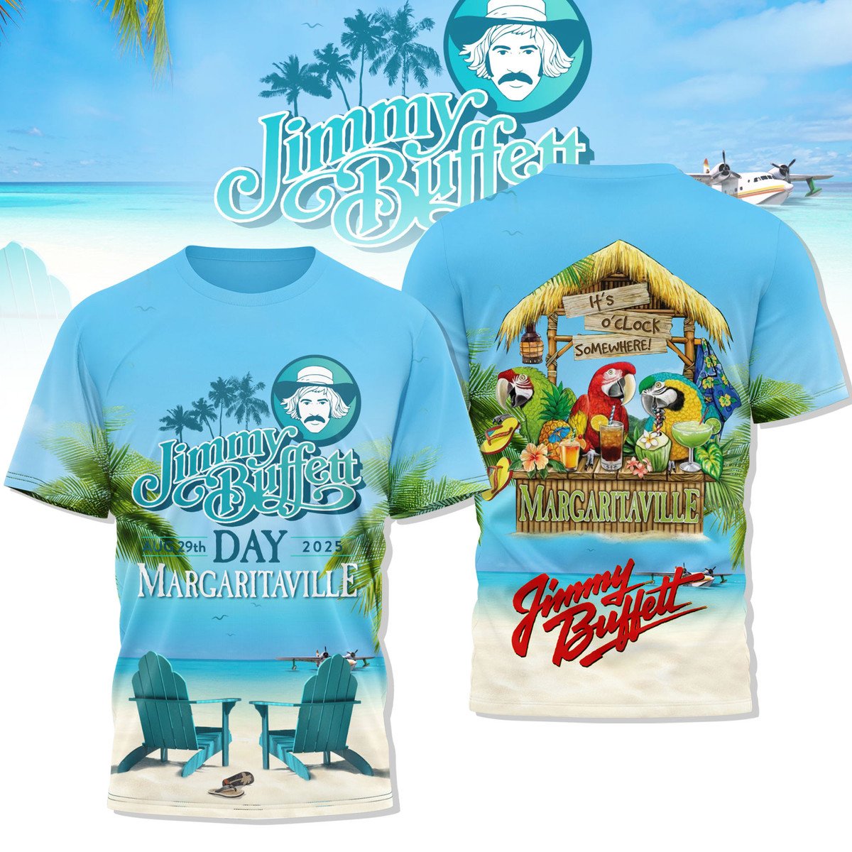 NEW PREMIUM JIMMY BUFFETT UNISEX SHIRT