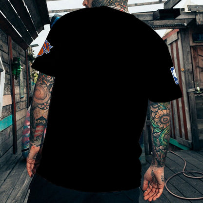 LIMITED EDITION - NEW CUSTOMIZED NBA04 NY NEW YORK KNICKS T-SHIRT