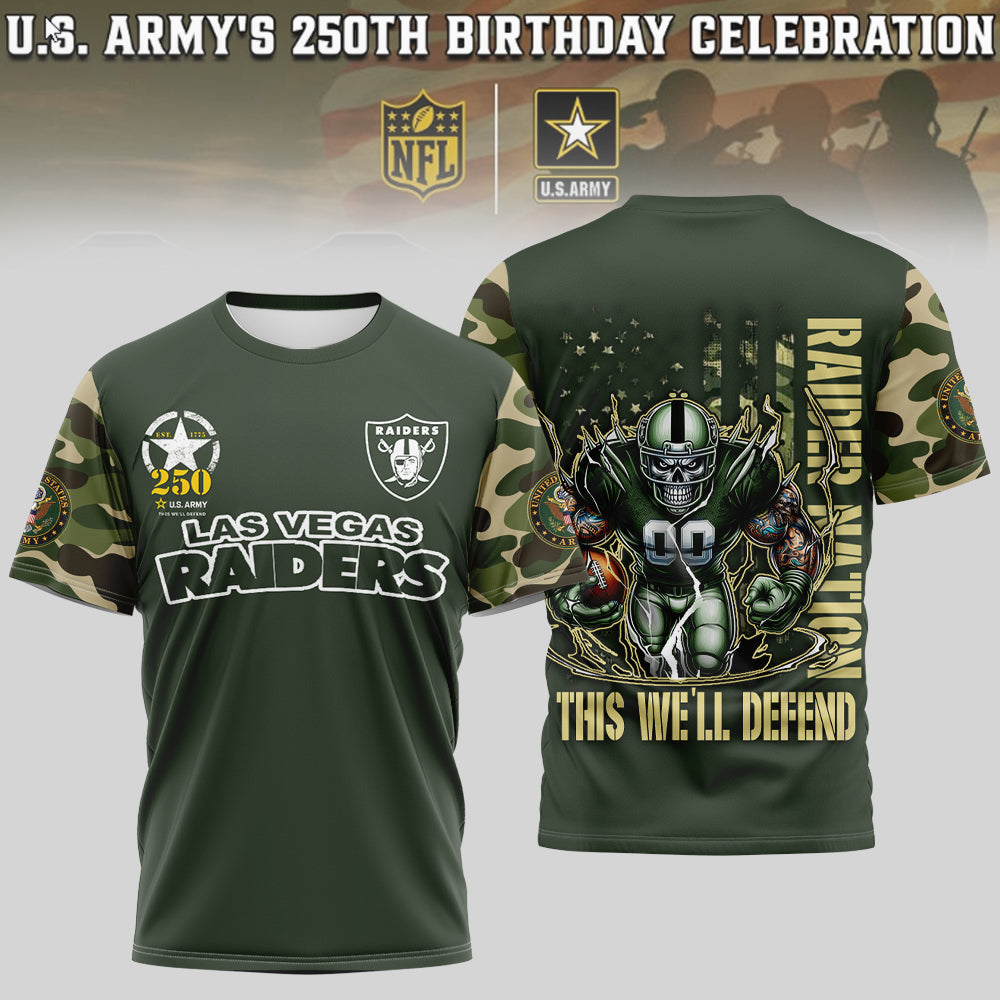 LV Raiders Premium 3D T-Shirt, Tanktop, Hoodie & Baseball Jersey